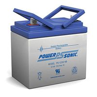 Powersonic 12V 35AH Wheelchair Battery Replaces 34ah Kung Long U1-34