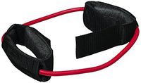 CanDo 10-5762 Exercise Tubing with Cuff Exerciser, 35", Red-Light