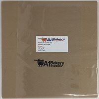 Dry Waxed Deli Paper Sheets - Paper Liners for Plasic Food Basket (12" x 12", Brown, 1000)