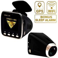 Dash Cam Dash Camera for Cars 1296P FHD w/Memory Card - SPEED I-95 Car Camera Dash Cam Mini Front Driving Recorder, GPS, WiFi, Night Vision, Loop Recording, Parking Monitor, 170°Angle with 32GB Card