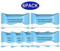 Cleaning Wipes,Wet Hand Wipes Personal Cleansing Wipes for Daily Use Home Travel(6 Pack)