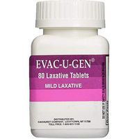 Evac-U-Gen Mild Laxative Tablets 80 ea