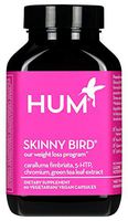 HUM Skinny Bird - Weight Management Support with Green Tea Extract, 5-HTP, Chromium & Caralluma Fimbriata (90 Vegan Capsules)