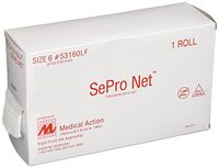Medical Action Industries 53160LF SePro Elastic Net, Latex Free, Size 6