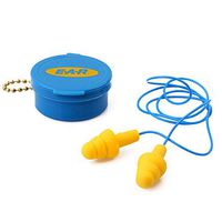 Jenny.Ben Christmas Tree with earplugs Anti Noise Swimming Shooting earplugs Learning Sleep earplug Box Yellow