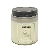 Candles, Scented Candles Soy Candle, Highly Scented and Long Burning Aromatherapy Jar Candles for Stress Relief and Relaxation with Pure Essential Oil, Portable Travel Gift Box for Home (Orange)