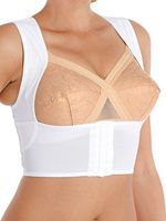 FootSmart Women's Posture Back Supporter, XL(32.5-35), WHITE