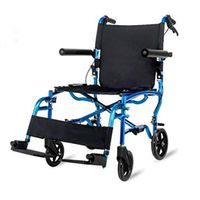 Life Folding Rollator Transport Wheel Chair - Foldable with Big Wheels Support Weight Upto 220 lbs