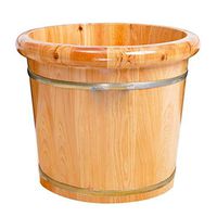 Feet Soaking Tub，Foot Soak Barrel，Thicken Wooden Tub，Foot Spa Wooden Tub，Solid Wood Foot Basin，Solid Household Foot Bath Barrel，Foot Tub