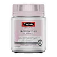 Swisse Premium Ultinatal Breastfeeding Support | Lactation Supplement Helps Increase Breastmilk Production & Energy Levels | Fenugreek, Vitamin B6, Vitamin B12, More | 90 Tablets per Bottle