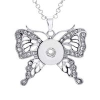 2017 NEW Crystal Alloy Pendant for Fit Noosa Necklace Snap Chunk Button A194 Pretty Bright Cute Women Fashionable Womens Beads Accessory Best Amulet Unique