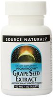 Source Naturals Grape Seed Extract, Proanthodyn 100 mg Antioxidant Protection & Supports Healthy Aging Brain - 60 Tablets