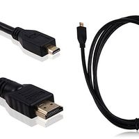 NewPowerGear Micro HDMI Audio Video TV HDTV Cable Cord Lead For Sony CyberShot DSC-WX80 DSC-WX220 Camera