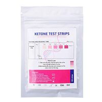 DORATA - 100pcs Ketone Strips Urine Analysis Test Paper Ketone Test Strips Urine Acid Alkaline Test Paper