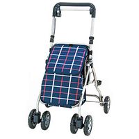 Rollators & Walkers Rolling Walkers Elderly Walker Portable Walker Pulley Elderly Walking Walker Lightweight Folding Multi-Function Travel Shopping Cart (Color : A, Size : 88.5x48cm)