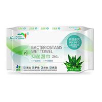 JCarry Wet Wipes, Sterilization Wet Wipes Tissue, Hand and Face Care Cleaning Wet Wipes, 180×180mm, 26 Wipes/Pack (Multicolor)