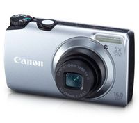 Canon Powershot A3300 IS 16 MP Digital Camera with 5x Optical Zoom (Silver)