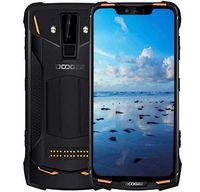 DOOGEE S90 4G Modular Rugged Smartphone Unlocked Android 8.1-10050mAh Battery (Included Power Module) 6.18”FHD+ 6GB RAM+128GB ROM 8MP+16MP Camera - Waterproof Unlocked Cell Phone Outdoor (Orange)