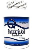 Pantothenic Acid Time Release 500mg 200 Capsules ^GLS