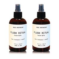 Muse Apothecary Flush Ritual Aromatic & Refreshing Before You Go Toilet Spray, 8 oz, Infused with Natural Essential Oils, Aloe + Eucalyptus + Lavender, 2 Pack