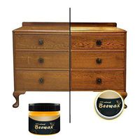 Fasclot Natural Beewax for Furniture Floor Wood Conditioner Polish Care Protect and Enhance The Shine Household Cleaning Tools,(Multiple Sizes to Choose 20g/85g/100g/200g