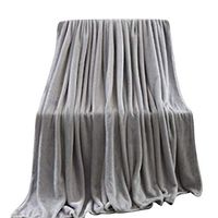 Theoylos Ultra Soft Flannel Fleece All Season Light Weight Living Room/Bedroom Warm Blanket (Throw 70"X100") (Gray1, 70x100CM)