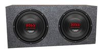 2) Boss CH12DVC 12" 3600W Car Subwoofers Subs Woofers 4 Ohm+Sealed Box Enclosure