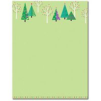 Great Papers! Holiday Stationery, 8 1/2" x 11", Sparkling Christmas Tree, Pack of 80 Sheets
