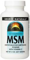 Source Naturals MSM (Methylsulfonylmethane), Powder, 8 Ounce