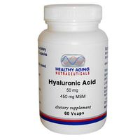 Healthy Aging Nutraceuticals Hyaluronic Acid 50 Mg  +  450 Mg Msm 60 VCapsules