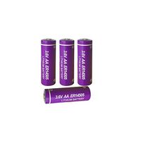 4PCS 14505 AA Size 3.6V 2400mAH Lithium Batteries