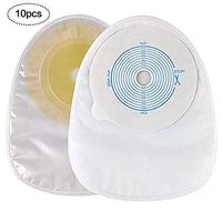 CELECARE Disposable Colostomy Bags One-Piece Closed Stoma Bag,Max Cut to Fit 20-65MM (3/4"-2 1/2") 10pcs C001