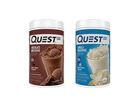 Quest Protein Powder 2-Pack: 1.6 Pound Vanilla and Chocolate Bundle