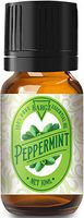 Bargz Peppermint Essential Oil [USDA Certified Organic] - Glass Amber Bottle with DropperOrganic Pure Therapeutic French for Diffuser, Aromatherapy, Headache, Pain, Sleep-Perfect for Candles to Massage
