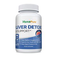 Liver Support 120 Capsules (Vegetarian, Non-GMO & Gluten Free) - All Natural Liver Support with Milk Thistle, Zinc, Turmeric - Vegan