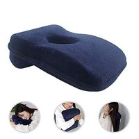 KINHOO Nap Sleeping Pillow, Memory Foam Velvet Pillow Slow Rebound Desk Nap Face Down Pillow Cushion for Office School