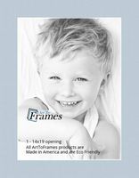 14x19 Fountain Blue / Baby Blue Custom Mat for Picture Frame with 10x15 opening size (Mat Only, Frame NOT Included)