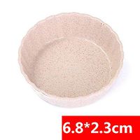 Fiesta Plastic Mini Round Leaf 1PC New Club 4Colors Wheat Straw Relish Plate 4Shaped Kitchen Accessories Heart: 03