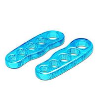 Freecrows - Toe Separators + Hand Grip Strengthener Workout - Spiky Massage Ball Set - Blue Gel Foot Stretcher for Fighting Bunions - Hammer Toes Fitness Kit - Pain Relief for Women + Carrying Bag