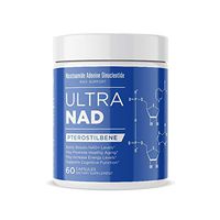 UltraNAD® Pterostilbene Supplement 300 mg 60 Capsules to Help Support Healthy Aging, Brain Function and Cardiovascular Health, Non-GMO and Vegan Friendly