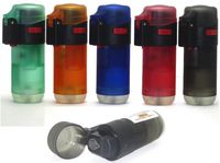 10 Pack Single Jet Flame Straight Up Torch Lighter Refillable Windproof Cigar Lighter