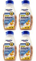 Equate Extra Strength Sugar Free Antacid Orange Cream Flavor, 90 Count, Pack of 4