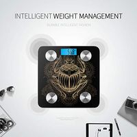 Cool Delicious Sashimi Digital Scales Body Bodyweight Scale Body Scale Digital Weight Tracks 8 Key Compositions Analyzer Sync with Fitness Apps 400 Lbs