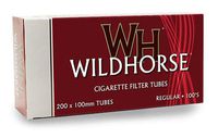 Wildhorse Cigarette Filter Tubes - Red - 100's