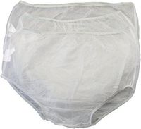 Vinyl Waterproof Incontinence Underpants, 3 Pair, Large, Clear