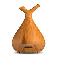 Essential Oil Diffuser Wood Grain, CoolClassic 400ml Tree-type Humidifier, Small and Exquisite Aromatherapy Machine, for Living Room Study Bedroom Office