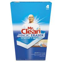 Mr. Clean Magic Eraser Duo, 4.6 x 2.4, 1 inch Thick, White/Blue