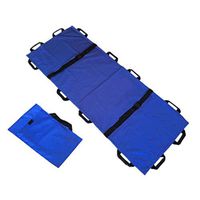 Medical Stretcher with Handbag Thickened Canvas 12 Handles Soft First Aid Home Household