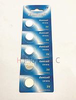 Hillflower 50 Pieces CR1616 Card Blister 1616 BR1616 3V Long Duration Lithium Light Prime Quality Battery with Hillflower Coupon