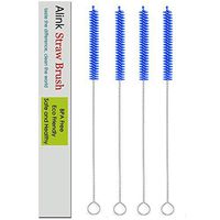 ALINK Extra Long Straw Cleaning Brush, 4-Pack Wide Nylon Pipe Tube Cleaner, 12 inch X 2/5-inch - Royal Blue